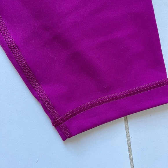 Lululemon Wunder Train HR Tight 25" Everlux Magenta Purple sz 10 - Picture 2 of 8